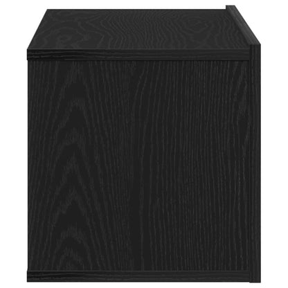 Fernsehtische Schwarze Eiche 80 x 30 x 30 cm Holzwerkstoff