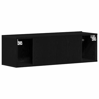 Fernsehtische Schwarze Eiche 100 x 30 x 30 cm Holzwerkstoff