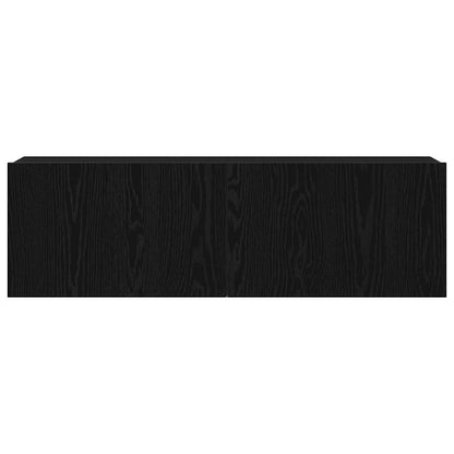 Fernsehtische Schwarze Eiche 100 x 30 x 30 cm Holzwerkstoff