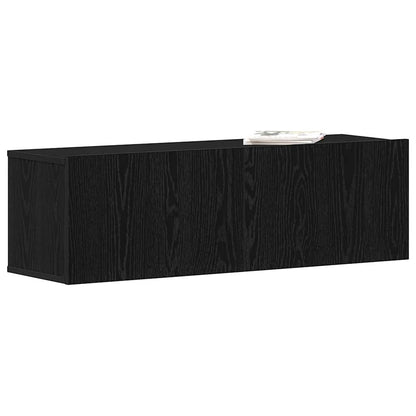 Fernsehtische Schwarze Eiche 100 x 30 x 30 cm Holzwerkstoff