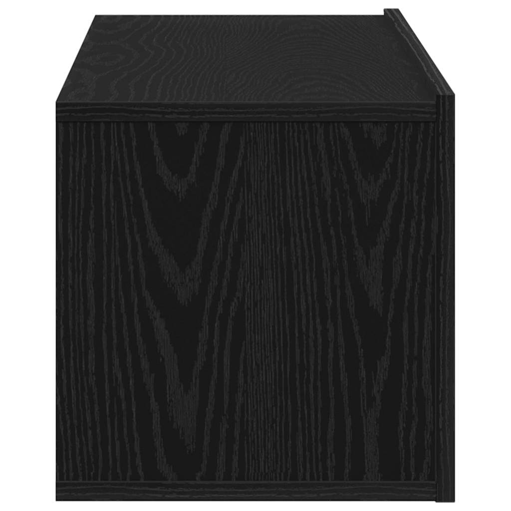 Fernsehtische Schwarze Eiche 100 x 30 x 30 cm Holzwerkstoff