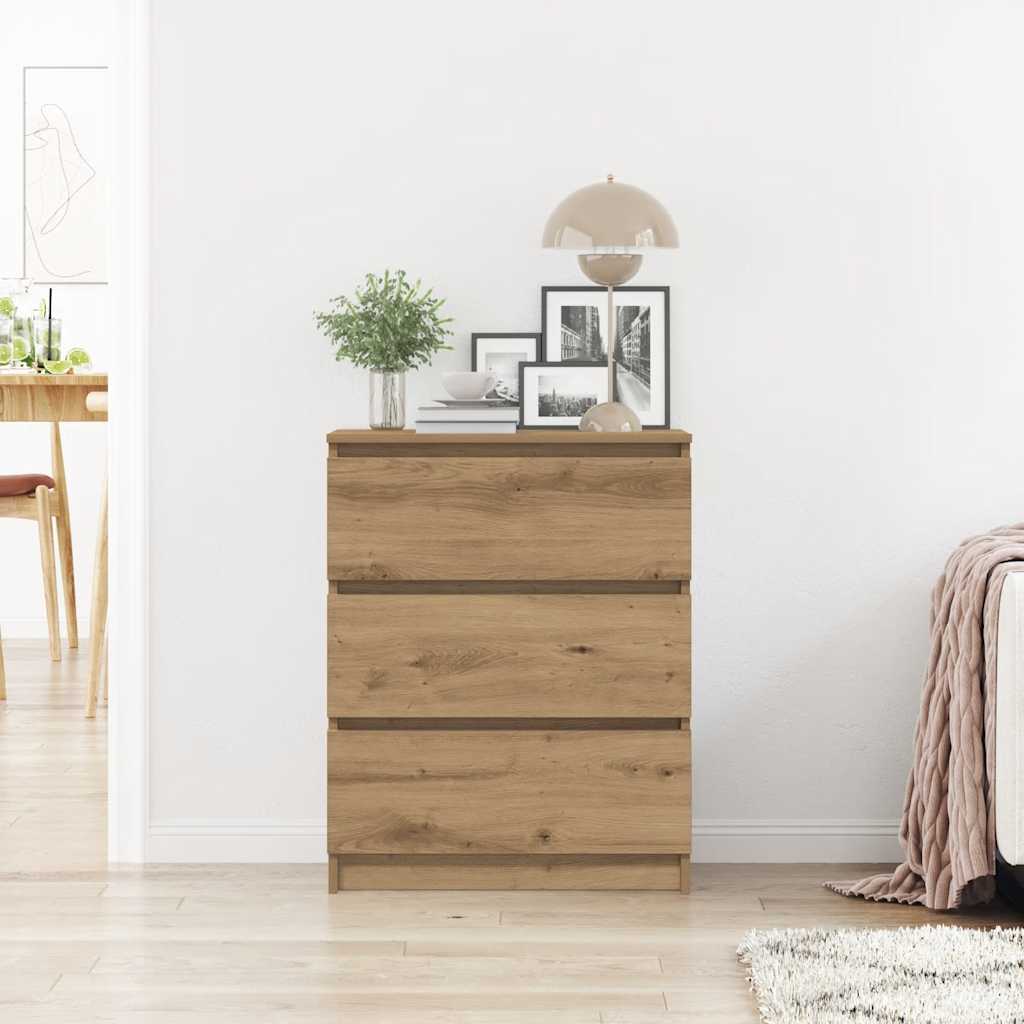 Sideboard Artisan-Eiche 60x35x76 cm Holzwerkstoff