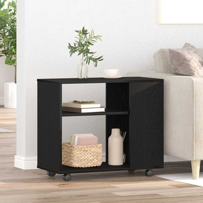 Beistelltisch Schwarze Eiche 70 x 35 x 60 cm Holzwerkstoff