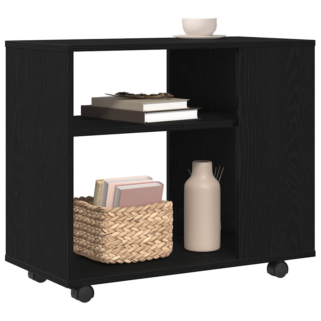 Beistelltisch Schwarze Eiche 70 x 35 x 60 cm Holzwerkstoff