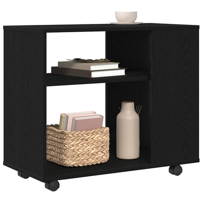 Beistelltisch Schwarze Eiche 70 x 35 x 60 cm Holzwerkstoff