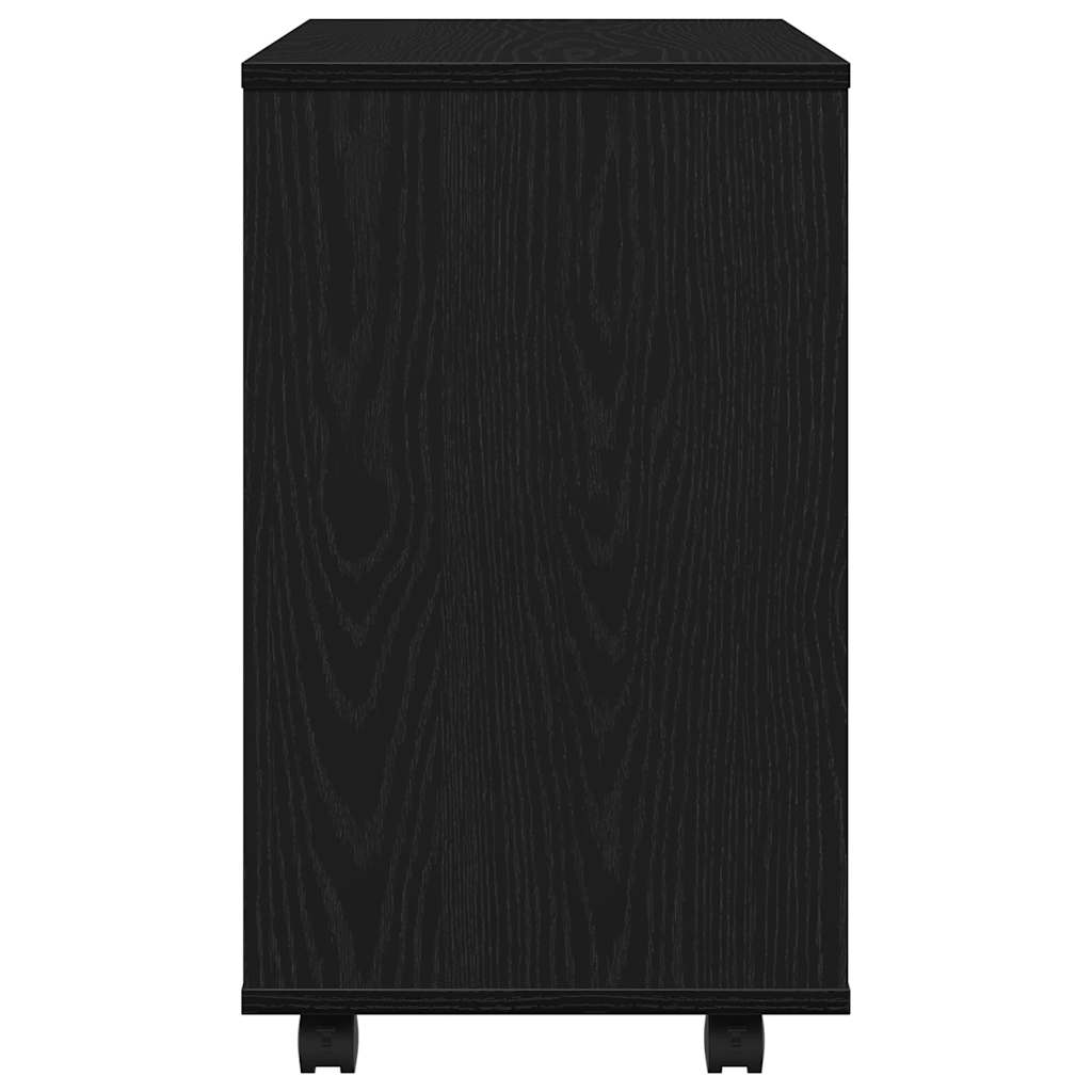 Beistelltisch Schwarze Eiche 70 x 35 x 60 cm Holzwerkstoff