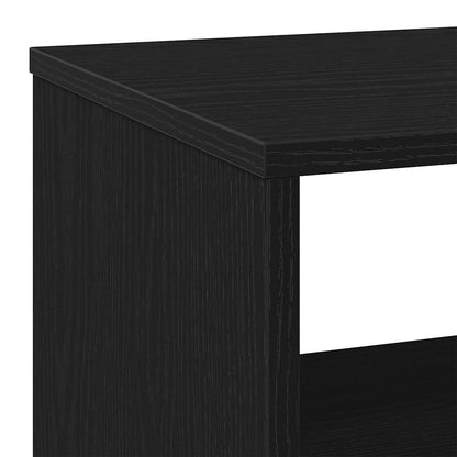 Beistelltisch Schwarze Eiche 70 x 35 x 60 cm Holzwerkstoff