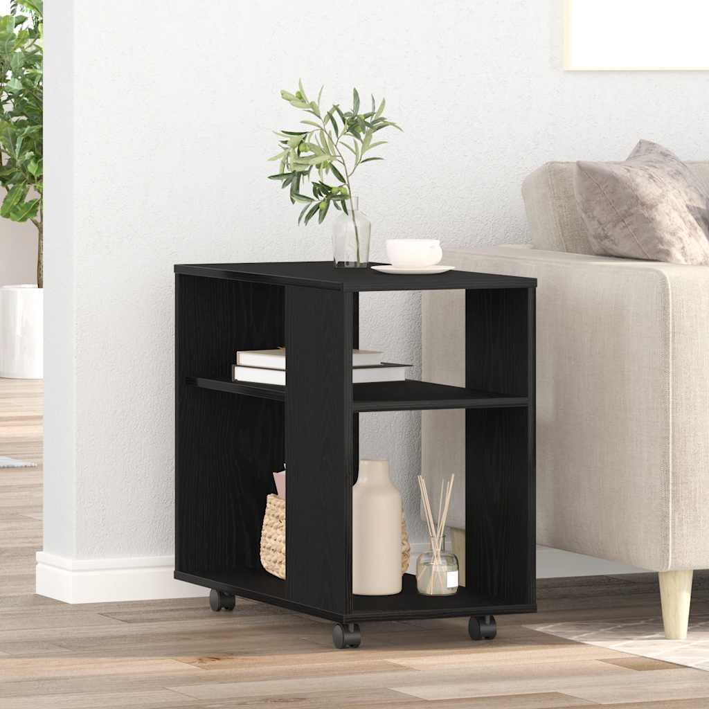 Beistelltisch Schwarze Eiche 70 x 35 x 60 cm Holzwerkstoff