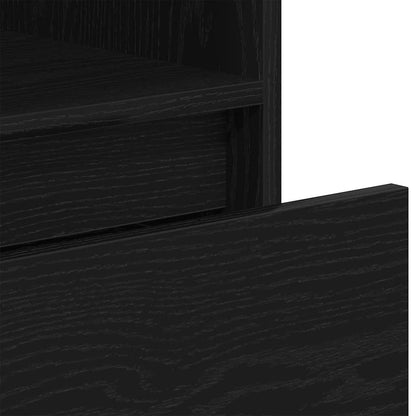 Bücherregal Schwarze Eiche 36 x 30 x 171 cm Holzwerkstoff