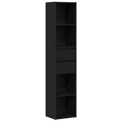 Bücherregal Schwarze Eiche 36 x 30 x 171 cm Holzwerkstoff