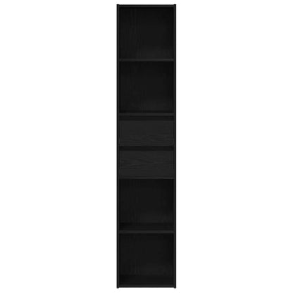 Bücherregal Schwarze Eiche 36 x 30 x 171 cm Holzwerkstoff