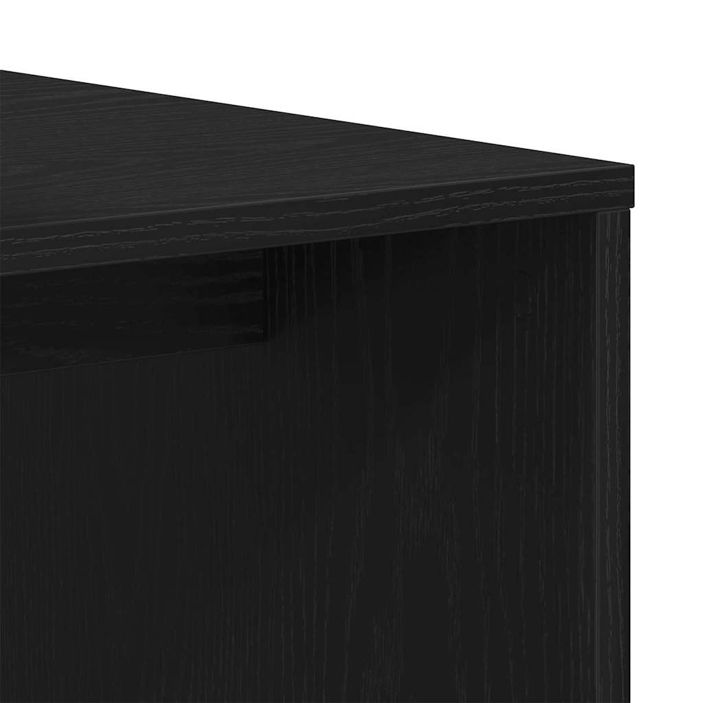 Satztische Schwarz Eichen-Optik 100 x 48 x 40 cm Holzwerkstoff