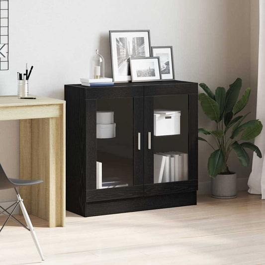 Bücherregal Schwarze Eiche 82,5 x 30,5 x 80 cm Holzwerkstoff