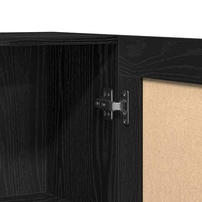 Sideboard Schwarz 120 x 30.5 x 70 cm Holzwerkstoff