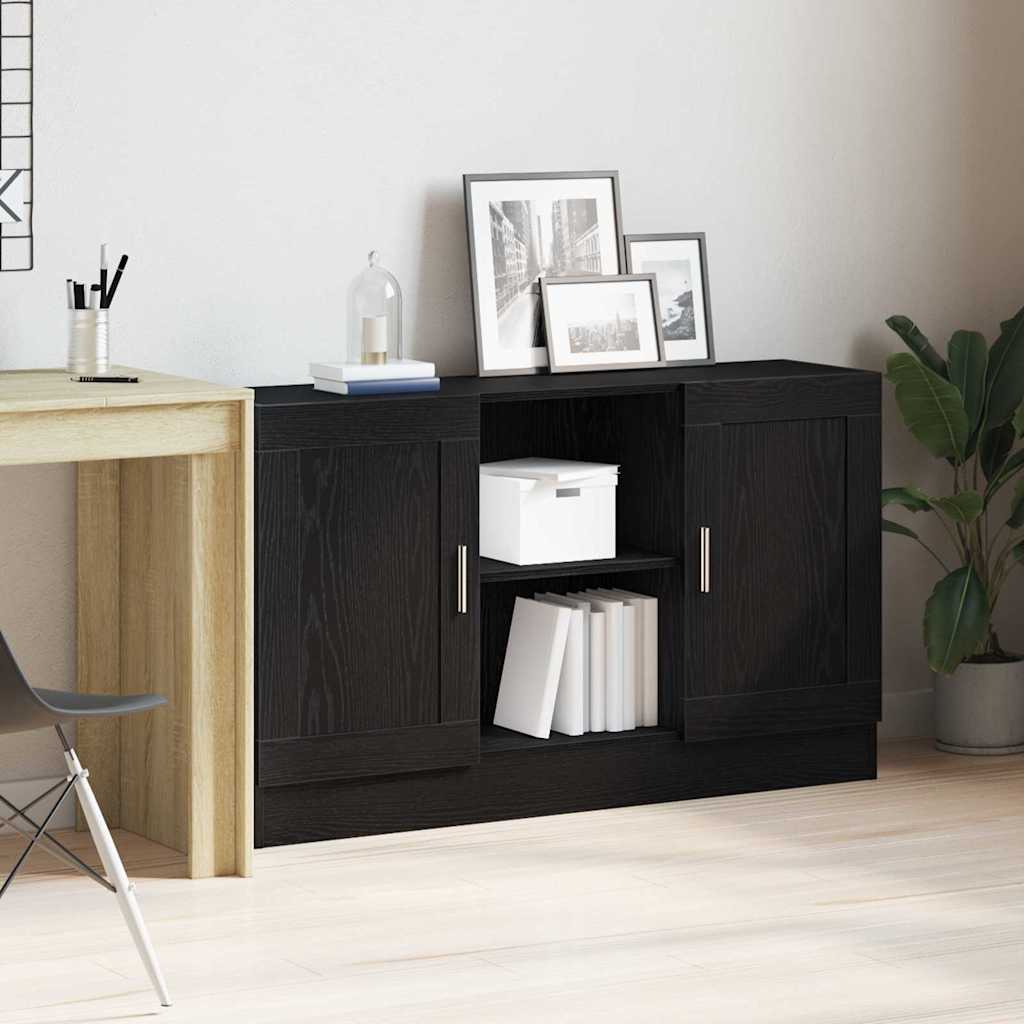 Sideboard Schwarz 120 x 30.5 x 70 cm Holzwerkstoff