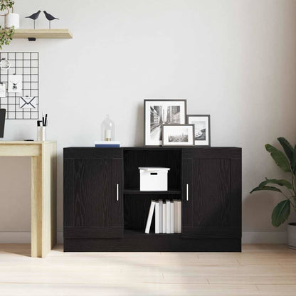 Sideboard Schwarz 120 x 30.5 x 70 cm Holzwerkstoff