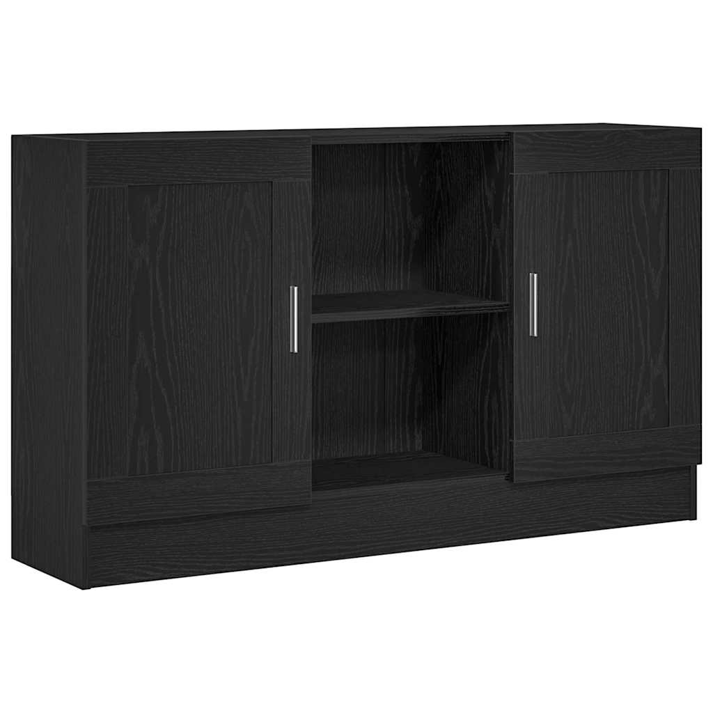 Sideboard Schwarz 120 x 30.5 x 70 cm Holzwerkstoff