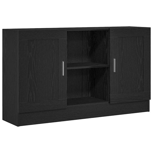 Sideboard Schwarz 120 x 30.5 x 70 cm Holzwerkstoff