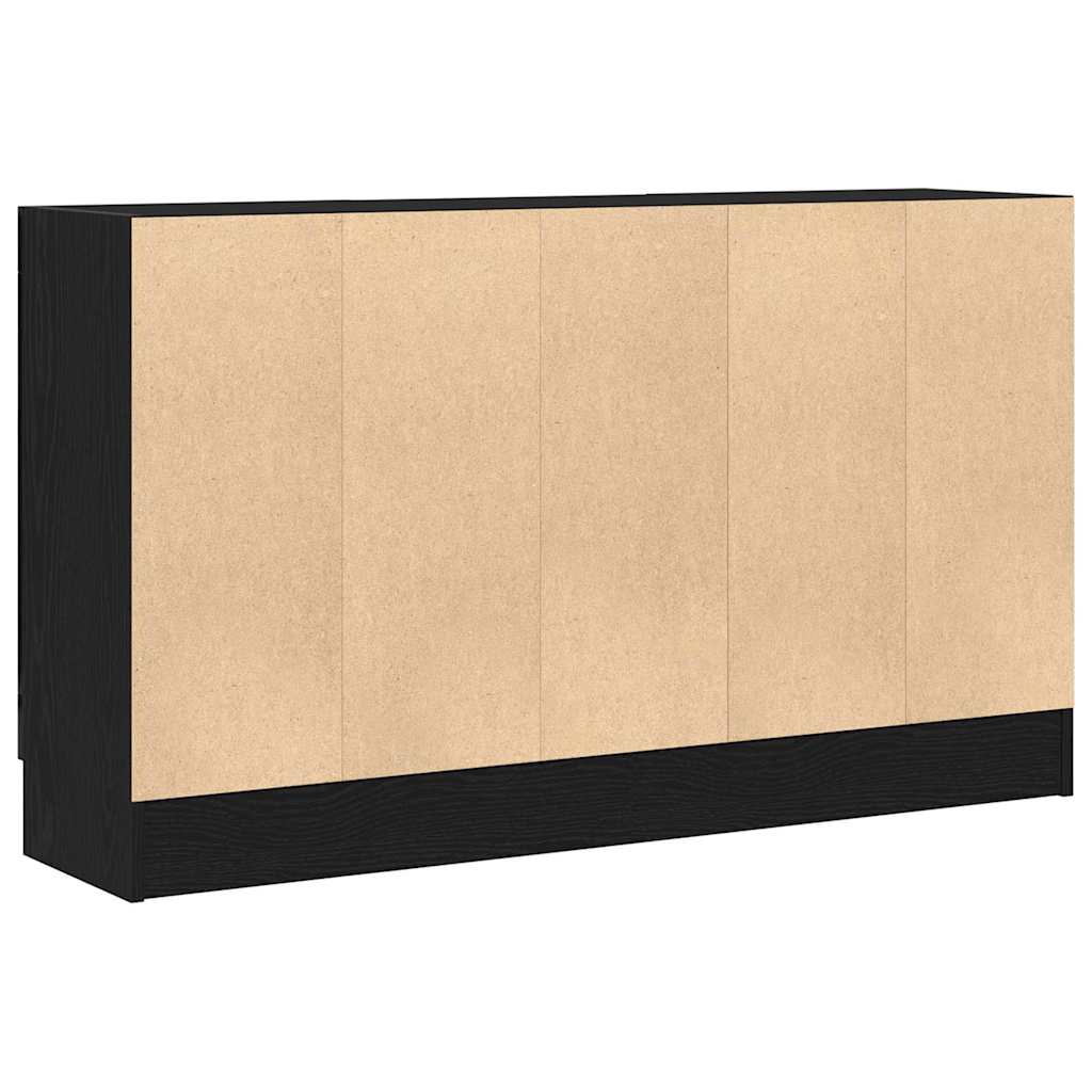 Sideboard Schwarz 120 x 30.5 x 70 cm Holzwerkstoff