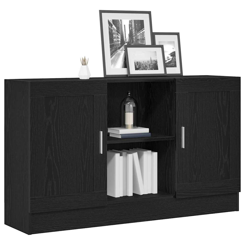 Sideboard Schwarz 120 x 30.5 x 70 cm Holzwerkstoff