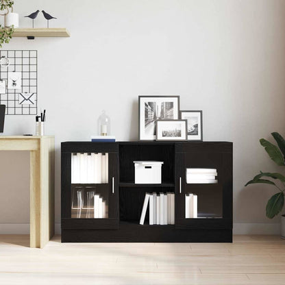 Sideboard Schwarz 120 x 30.5 x 70 cm Holzwerkstoff
