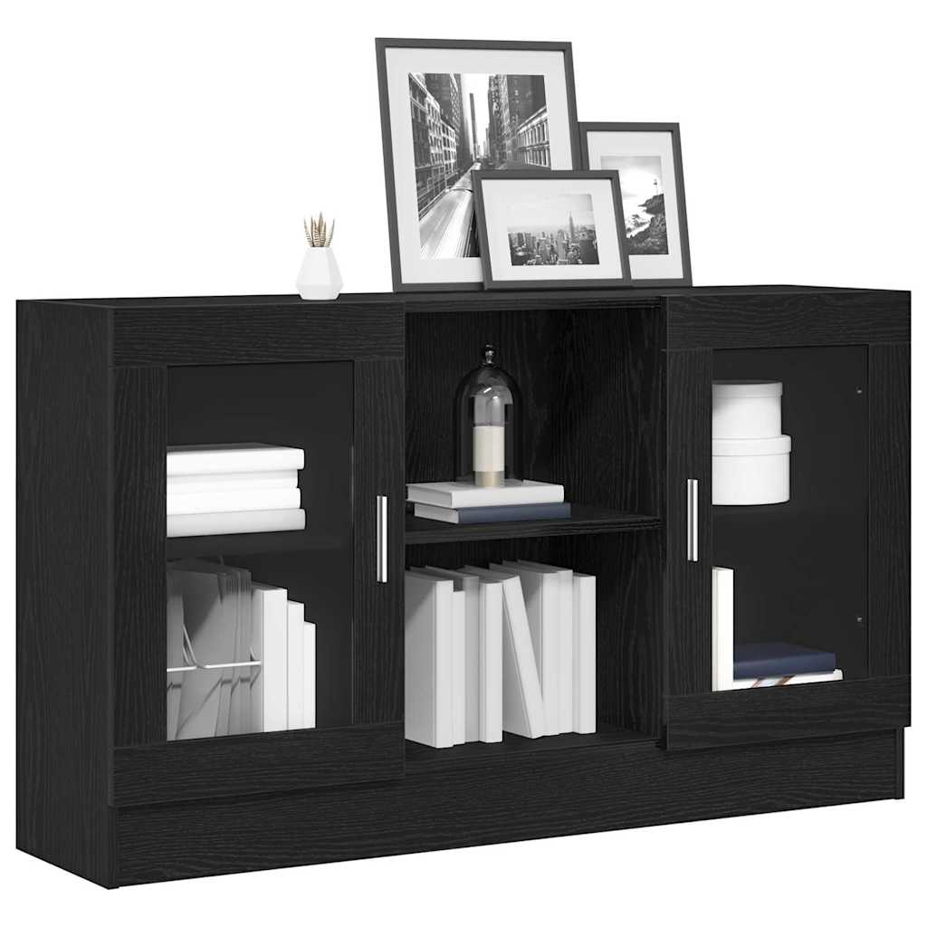 Sideboard Schwarz 120 x 30.5 x 70 cm Holzwerkstoff
