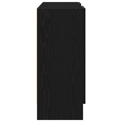 Sideboard Schwarz 120 x 30.5 x 70 cm Holzwerkstoff
