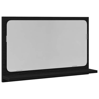 Spiegelregal Schwarze Eiche 60 x 10.5 x 37 cm Holzwerkstoff