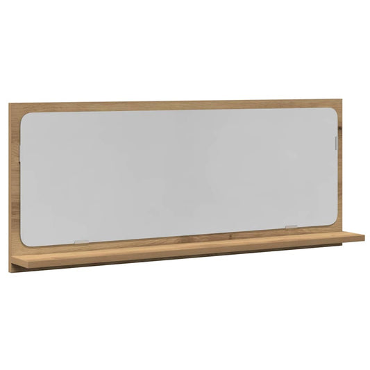Badezimmerspiegel Artisan Eiche 90x10,5x37 cm Holzwerkstoff