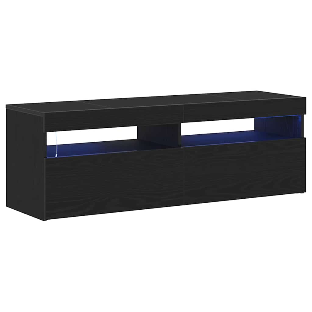 TV-Schränk Schwarz 120 x 35 x 40 cm Holzwerkstoff