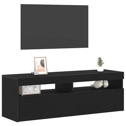 TV-Schränk Schwarz 120 x 35 x 40 cm Holzwerkstoff