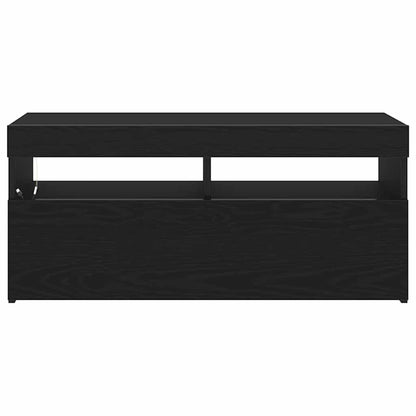 TV-Schränk Schwarz 90 x 35 x 40 cm Holzwerkstoff