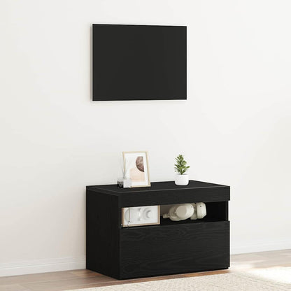 TV-Schränk Schwarz 60 x 35 x 40 cm Holzwerkstoff