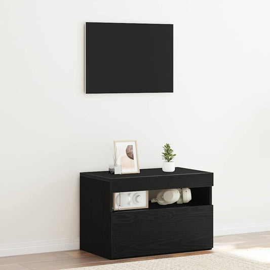 TV-Schränk Schwarz 60 x 35 x 40 cm Holzwerkstoff