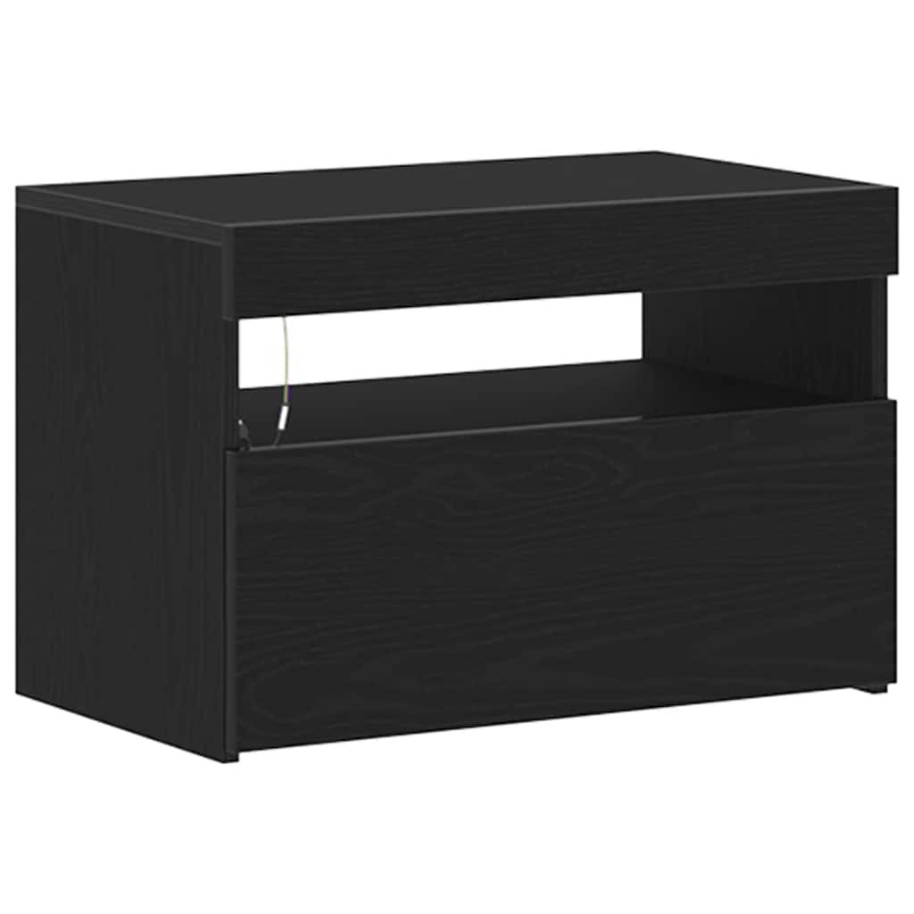 TV-Schränk Schwarz 60 x 35 x 40 cm Holzwerkstoff