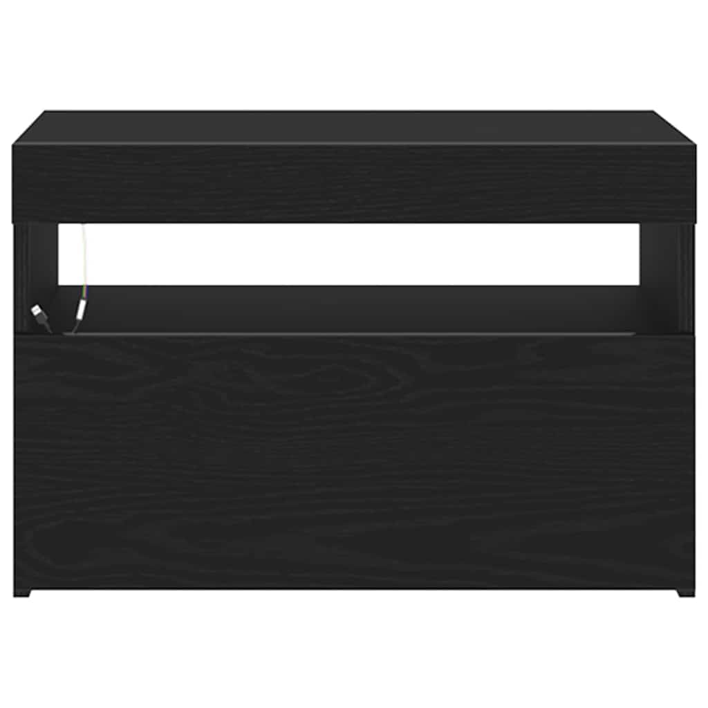 TV-Schränk Schwarz 60 x 35 x 40 cm Holzwerkstoff