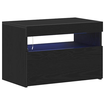 TV-Schränk 2 pcs Schwarz 60 x 35 x 40 cm Holzwerkstoff