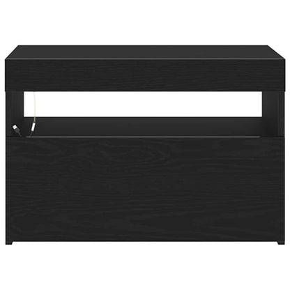 TV-Schränk 2 pcs Schwarz 60 x 35 x 40 cm Holzwerkstoff
