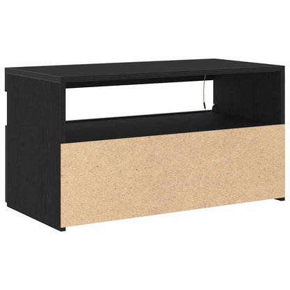 TV-Schränk Schwarz 75 x 35 x 40 cm Holzwerkstoff