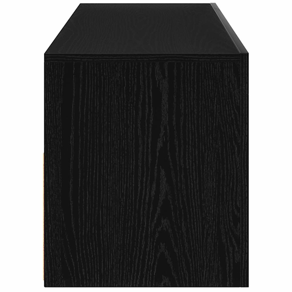 TV-Schränk 2 pcs Schwarz 75 x 35 x 40 cm Holzwerkstoff