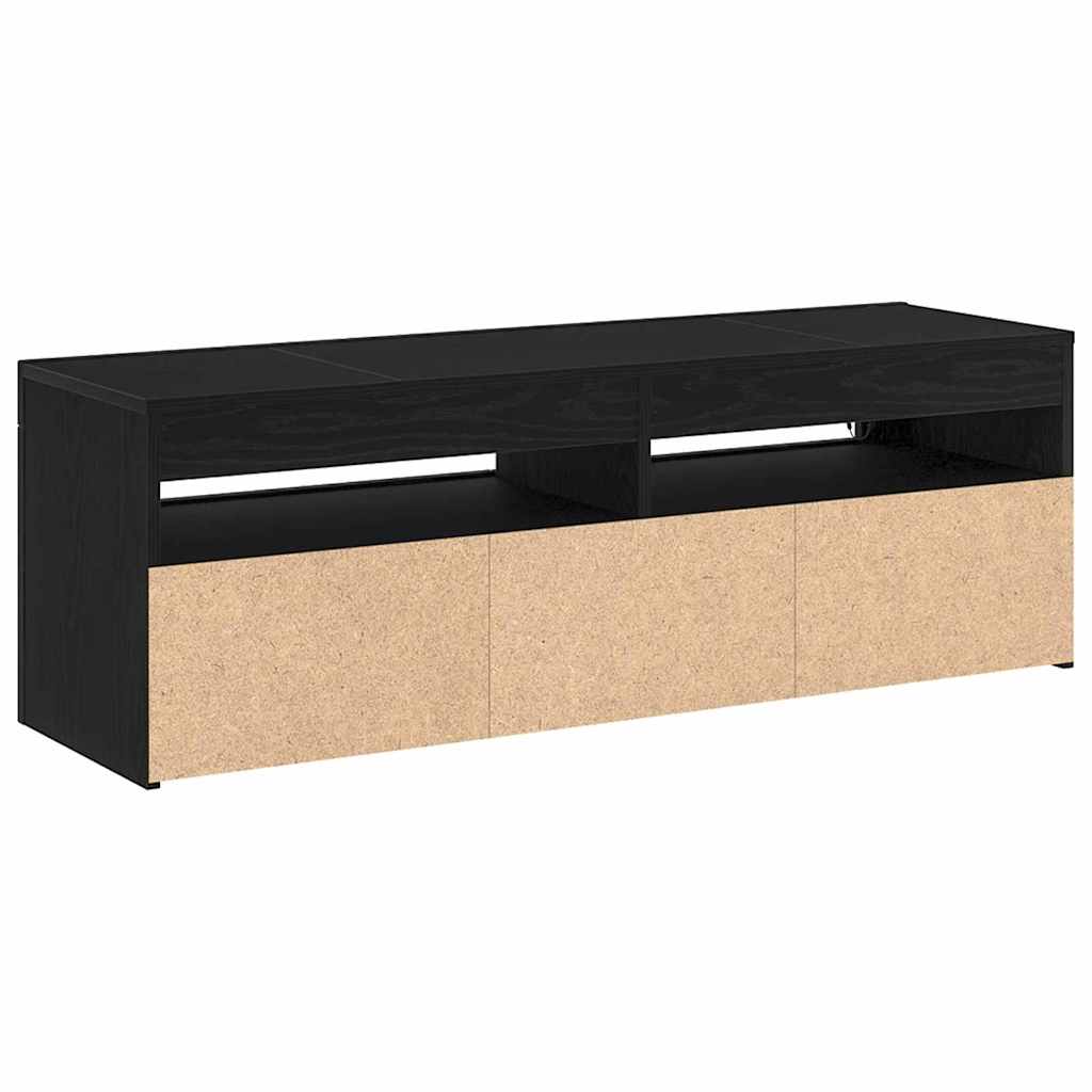 TV-Schränk Schwarz 120 x 35 x 40 cm Holzwerkstoff