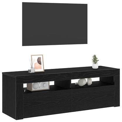 TV-Schränk Schwarz 120 x 35 x 40 cm Holzwerkstoff
