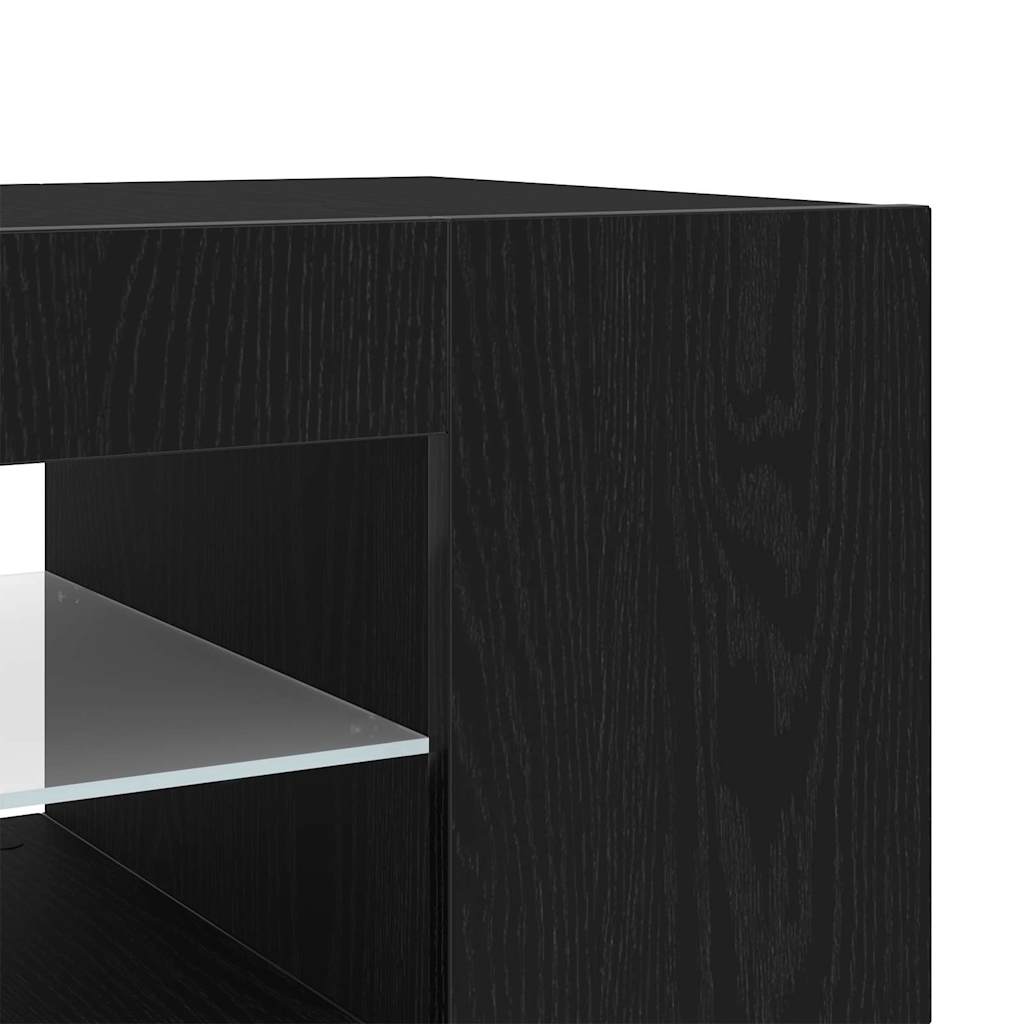 TV-Schränk Schwarz 135 x 39 x 30 cm Holzwerkstoff