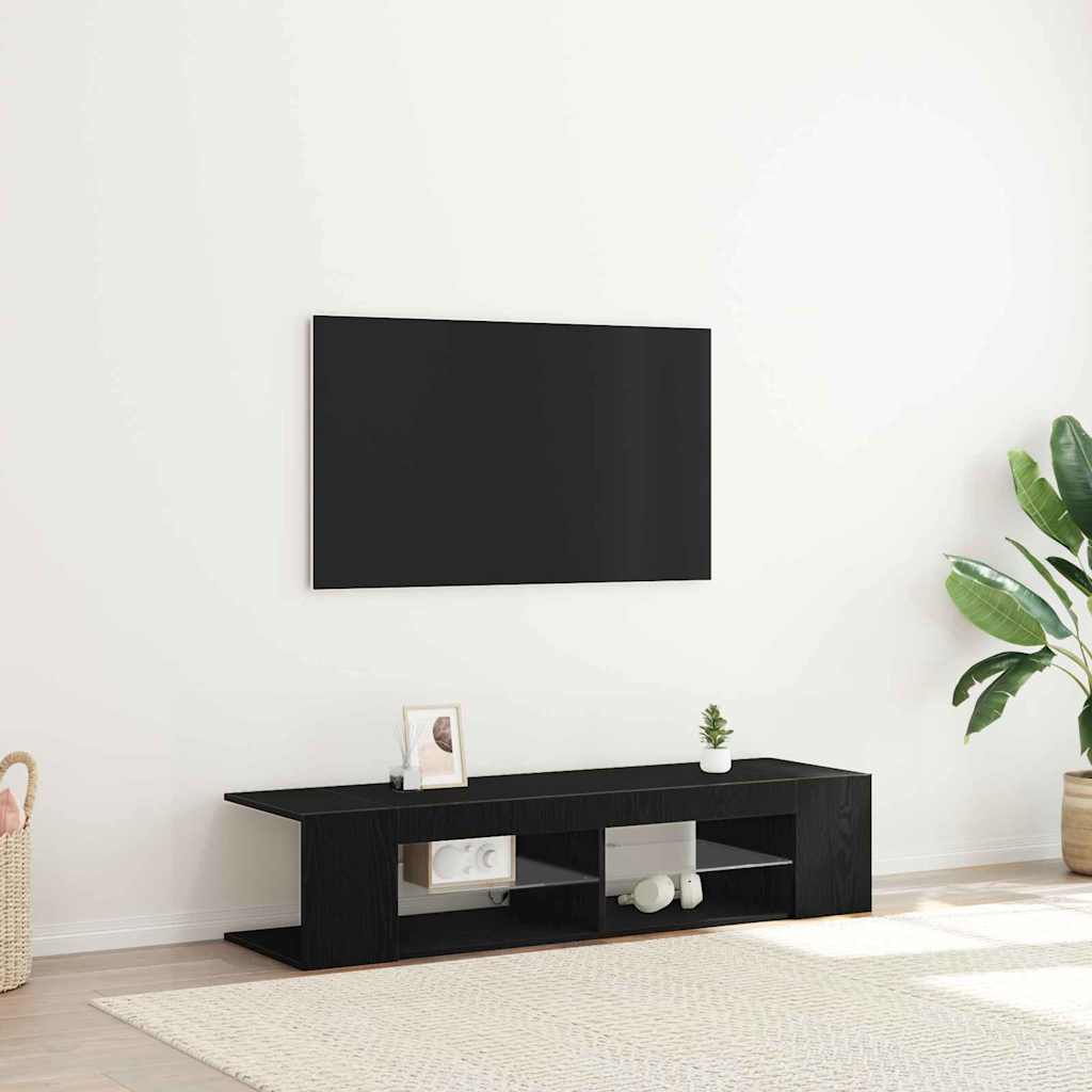 TV-Schränk Schwarz 135 x 39 x 30 cm Holzwerkstoff