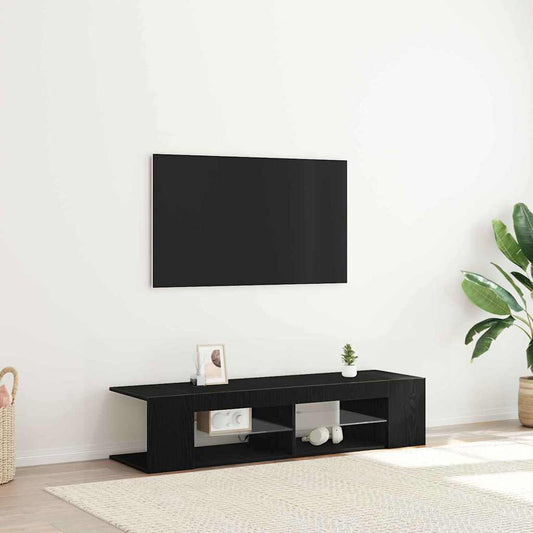 TV-Schränk Schwarz 135 x 39 x 30 cm Holzwerkstoff