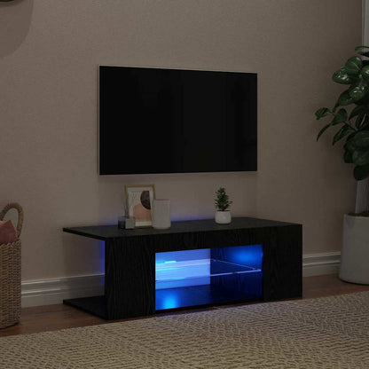 TV-Schränk Schwarz 90 x 39 x 30 cm Holzwerkstoff