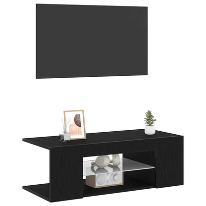 TV-Schränk Schwarz 90 x 39 x 30 cm Holzwerkstoff