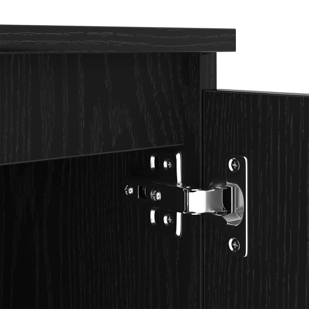 TV-Schränk Schwarz 140 x 40 x 35.5 cm Holzwerkstoff