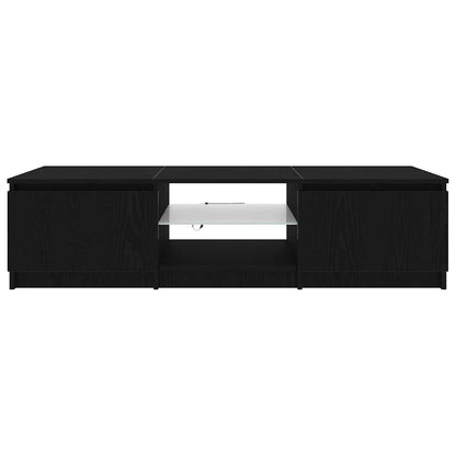 TV-Schränk Schwarz 140 x 40 x 35.5 cm Holzwerkstoff