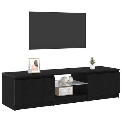 TV-Schränk Schwarz 140 x 40 x 35.5 cm Holzwerkstoff
